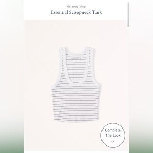 Abercrombie essential scoop-neck tank